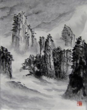 33「清運妙義山」F6　